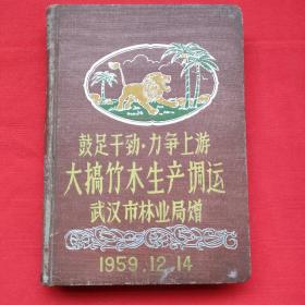 怒吼日记（老笔记本）1957年出厂