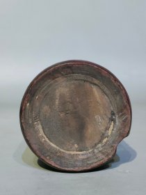 古玩旧藏老木雕笔筒