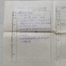 老资料 ：七十年代档案材料：河南省电建三处1979年工会会员登记表（刘天智）、河南省电业局1979年工业学大庆先进代表大会登记表，有档案袋，