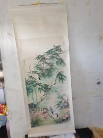 田璐，四尺立轴，均手工装裱，河北美院毕业，专业画筒防潮，