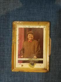 毛主席铁板画 伟大的导师 伟大的领袖 伟大的统帅 伟大的舵手 毛主席万岁 天津人民美术出版社