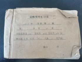 1979年 牡丹江林口县新城公社会计记账凭单装订册