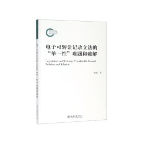 电子可转让记录立法的“单一性”难题和破解