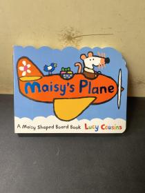 小鼠波波开飞机 幼儿英语启蒙纸板书 英文原版 Maisy's Plane 2-5岁 进口童书 Lucy Cousins 亲子互动睡前故事书绘本