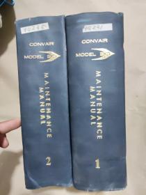 CONVAIR MODEL30：MAINTENANCE MANUAL1+2  2册合售