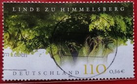 德国邮票 2001年 自然 天堂堡的椴树 1全信销