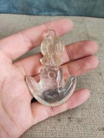 老水晶吊坠包浆自然特价处理198元不议价不包邮
