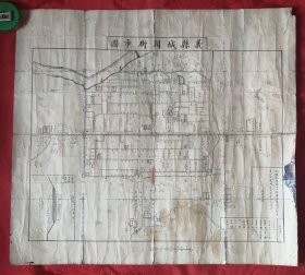 义县城关街市图（1928年）