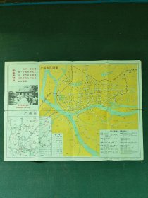 4开，1969年，有语录（广东省革委会生产测绘组）〔广东市区简图〕