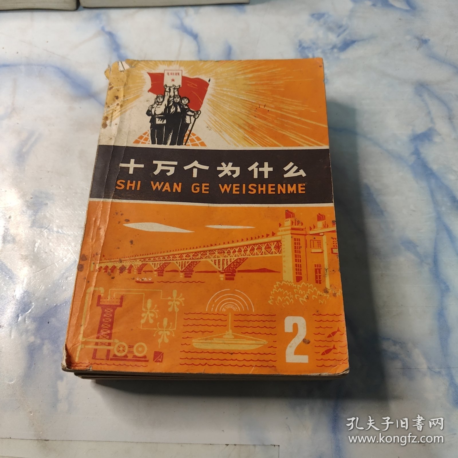 十万个为什么1970年2.4.5册3本合集