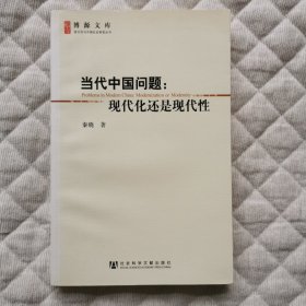 当代中国问题：现代化还是现代性