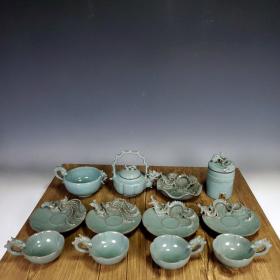 宋汝窑茶具 古玩古董古瓷器