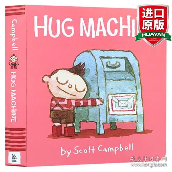 英文原版Hug Machine拥抱的力量纸板书