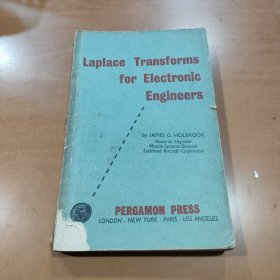 laplace transforms for electronic engineers 电子工程师用的拉普拉斯变换式