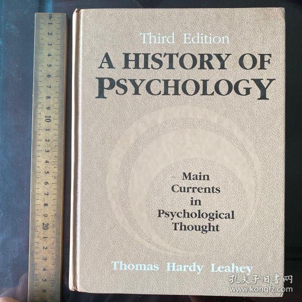 A History of psychology main currents in psychological thought thoughts英文原版精装