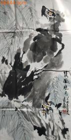 中国当代艺术协会副主席，
山东滨州美术院院长
李九义先生手绘作品一幅