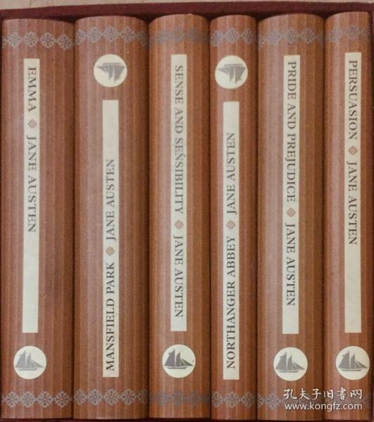 Jane Austen 6-book Boxed Set sense and sensibility pride and prejudice persuasion mansfield park 英文原版 六册合售