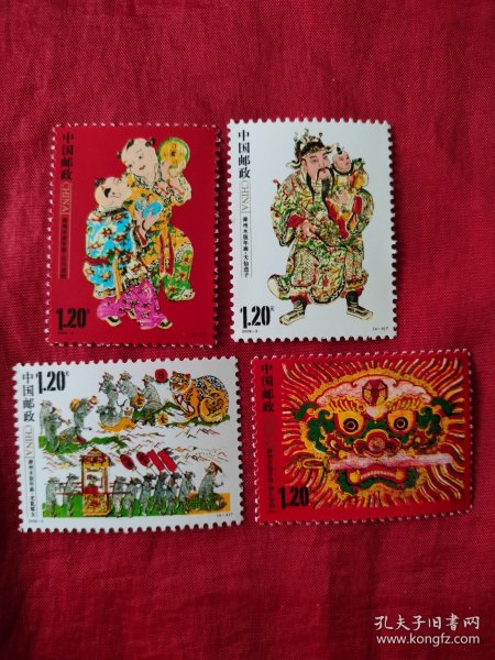 2009-2M 漳州木版年画 邮票，原胶全品。