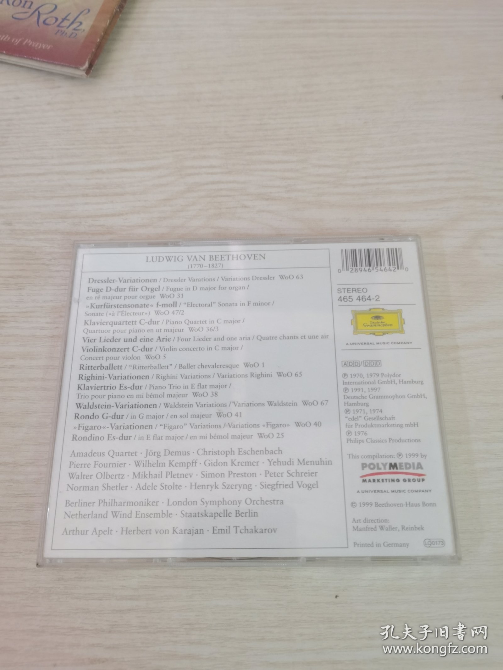 贝多芬，CD，双碟装，BEETHOVEN BONNENSIS，