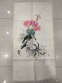 陈化欣 手绘，画心68 X 41