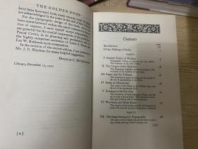 The Golden Book：The Story of Fine Books and Bookmaking：Past and Present   《书中明珠》，多插图，著名洋书话，精装重超1公斤，1928年老版书