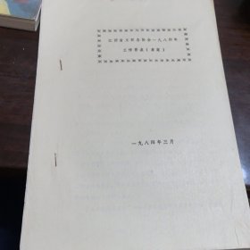 江西省文联各协会1984年工作要点（草䅁）（油印本共14页，1984年3月）