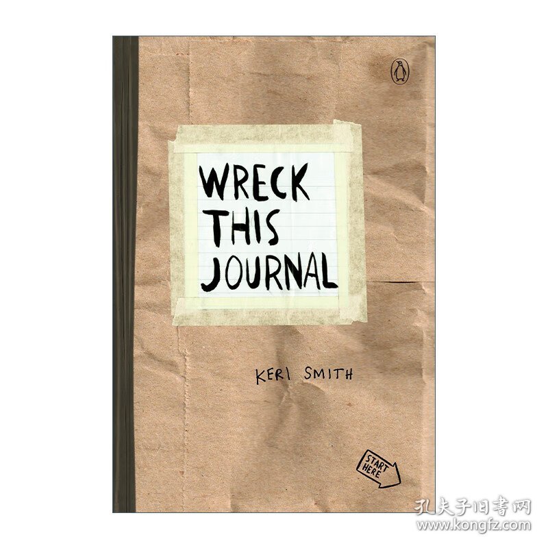 Wreck This Journal (Paper bag) Expanded Edition 做了这本书 纸袋扩充版 创新从破坏开始 Keri Smith