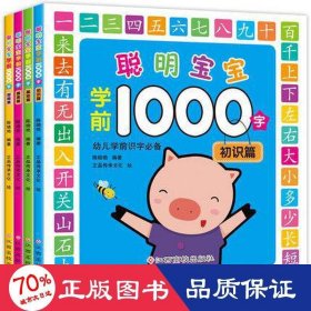 聪明宝宝学前1000字（全4册）