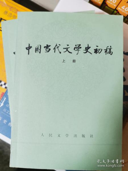 中国当代文学史初稿（上下）