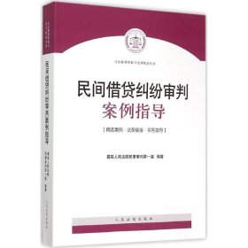 民间借贷纠纷审判案例指导 【正版九新】