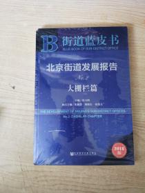 北京街道发展报告No.2大栅栏篇（2018版）/街道蓝皮书