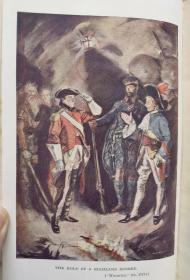 1897年精装古董书，Waverley by Walter Scott，司各特《威佛利》，浮雕布面精装，英文原版，SCOTT THE WAVERLEY NOVELS