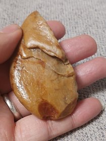 寿山红心牛蛋原石 细腻 国石不是白给的 放了十年 没有火气了 能雕个把件 能切章 青田石/练习章料 印章石料篆刻印石摆件 鸡血 昌化巴林寿山72