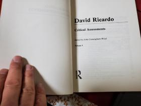 David Ricardo  critical assessments 一函4册全､second series 一函3册全  ７册一套 包邮