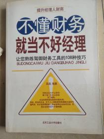 不懂财务就当不好经理：让您熟练驾御财务工具的108种技巧