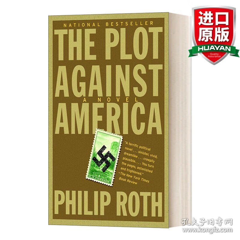 英文原版 The Plot Against America (Vintage International) 反美阴谋 Philip Roth菲利普·罗斯 英文版 进口英语原版书籍