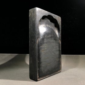 歙砚长方形款:傅以渐