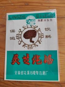 灵芝汽酒，安徽省屯溪市降阜汽洒厂，2023年，10月13上，