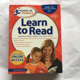 現(xiàn)貨 英文原版 Hooked on Phonics Learn to Read - Levels 1&2 Complete Pre-K Ages 3-4 帶DVD 美國(guó)自然拼讀法教材 迷上語(yǔ)音