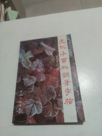 文化小百科钢笔字帖