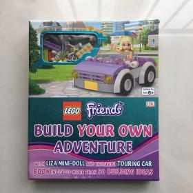 LEGO? Friends Build Your Own Adventure 库存书书籍配件完好 外盒边角破损
