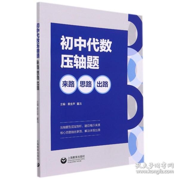 初中代数压轴题：来路、思路、出路