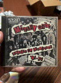 欧美版CD Motley Crue 克鲁小丑decade of decadence 81-91九新 对光轻微细痕 架3.1