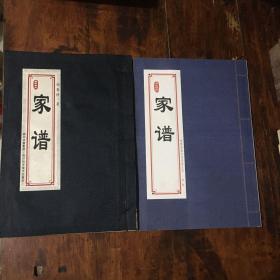 家谱两册（阎式体例）