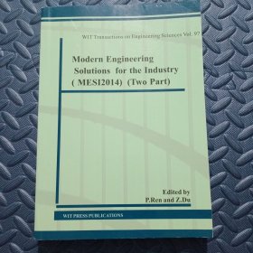 Modern Engineering Solutions for the Industry (MESI2014) (Two Part)工业现代工程解决方案（MESI2014）（两部分）