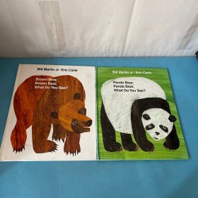 Brown Bear, Brown Bear, What Do You See?，Panda Bear, Panda Bear, What Do You See?【2冊(cè)】