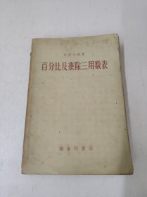 百分比及乘除三用数表