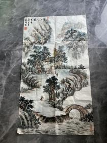 陕西书画研究院副院长乔山先生山水画