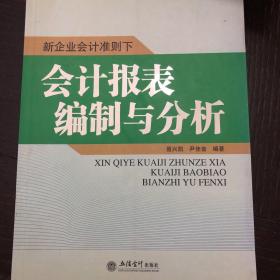 新企业会计准则下会计报表编制与分析