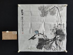 郝玉柱，68*68厘米，雄安新区安新县人，师承著名画家，书法家初中海先生，现为：保定市政协委员，河北省美术理论研究会常务副会长，中国楹联学会会员，中国纪实文学研究会会员，安新县山水画院院长。